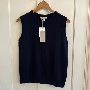 Boden M navy blue cashmere sweater vest